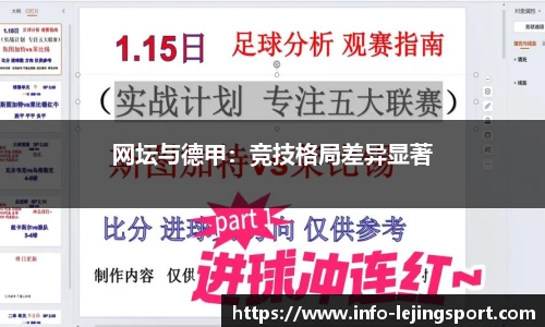 网坛与德甲:竞技格局差异显著