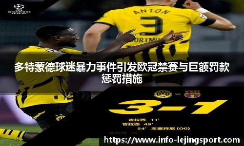 多特蒙德球迷暴力事件引发欧冠禁赛与巨额罚款惩罚措施